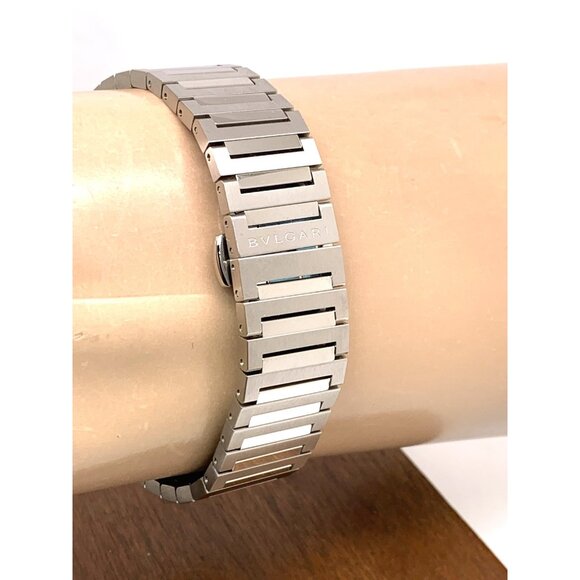 Bvlgari Men's Watch Octo Roma 103829 Swiss Automatic Chronograph Blue Dial 42mm - Picture 12 of 16